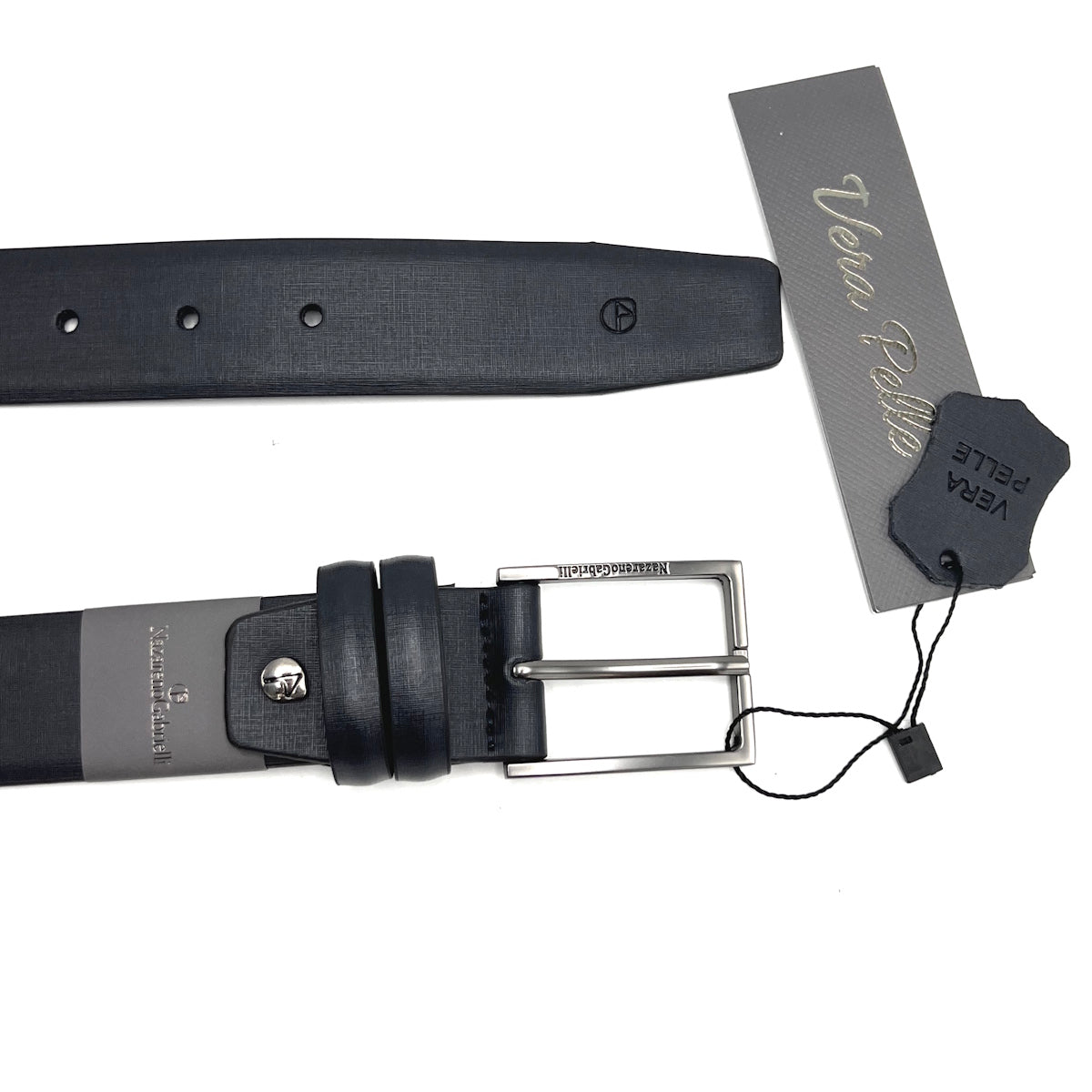 Christmas Gifts Idea, Leather Belt with Gift Box, N.Gabrielli, art. IDK978-35