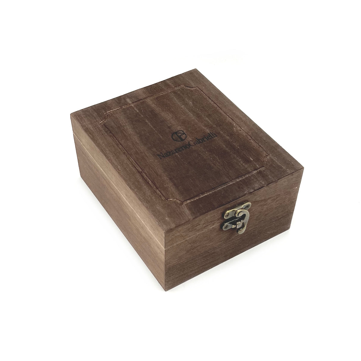 Christmas Gifts Idea, Leather Belt with Wooden Box, N.Gabrielli, art. IDK988-35