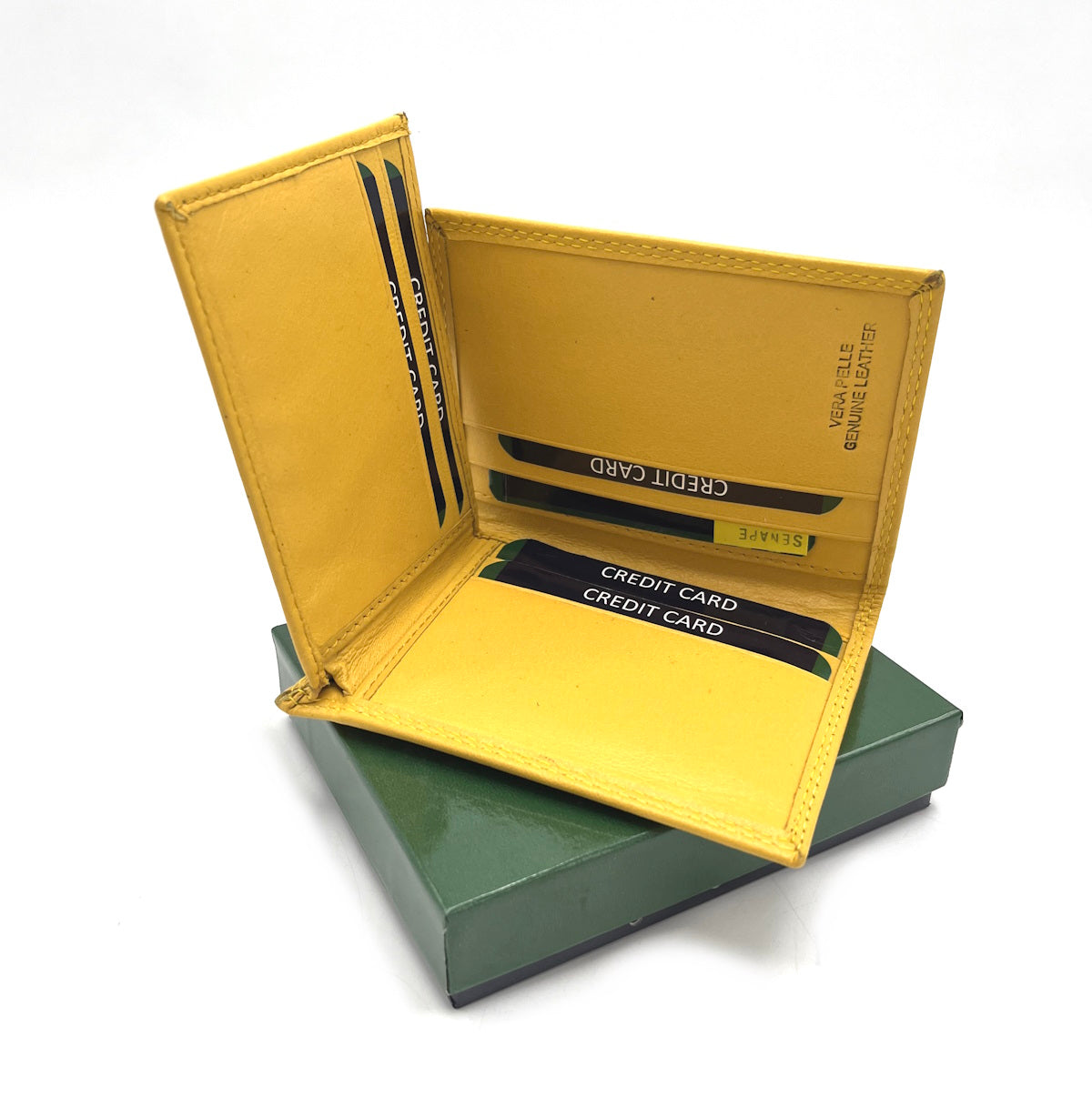 Portafoglio piccolo in vera pelle, da donna, art. 29.422