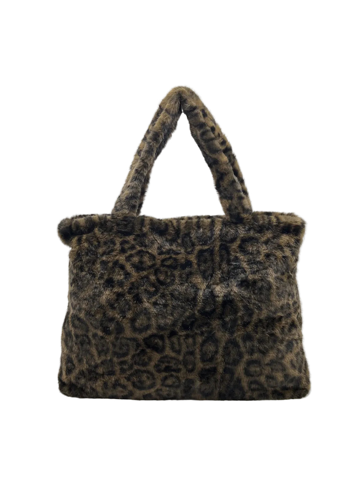 Plush Faux Fur Leopard Tote Bag, Fall/Winter, Art. YH-26125.532
