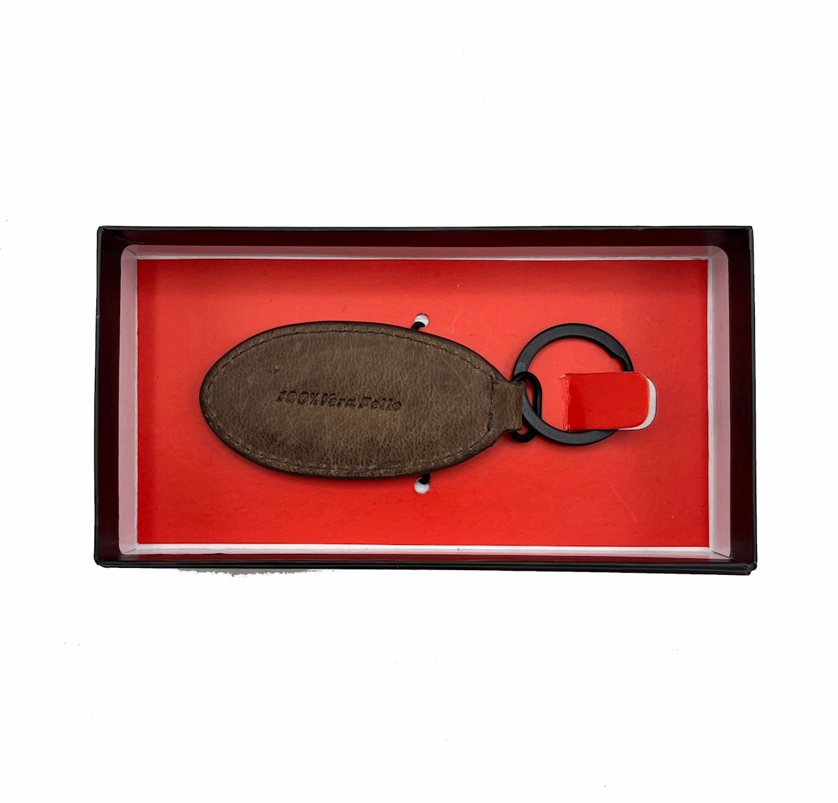 Genuine leather key chain, Wampum, art. PCK31WAM.425