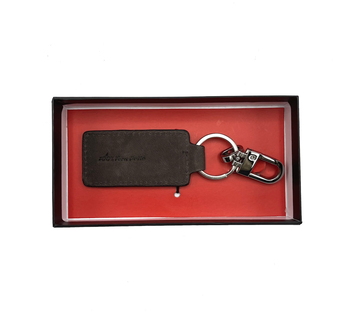 Genuine leather key chain, Wampum, art. PCK38WAM.