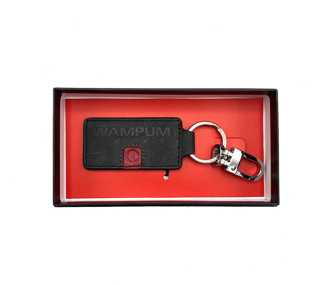 Genuine leather key chain, Wampum, art. PCK38WAM.
