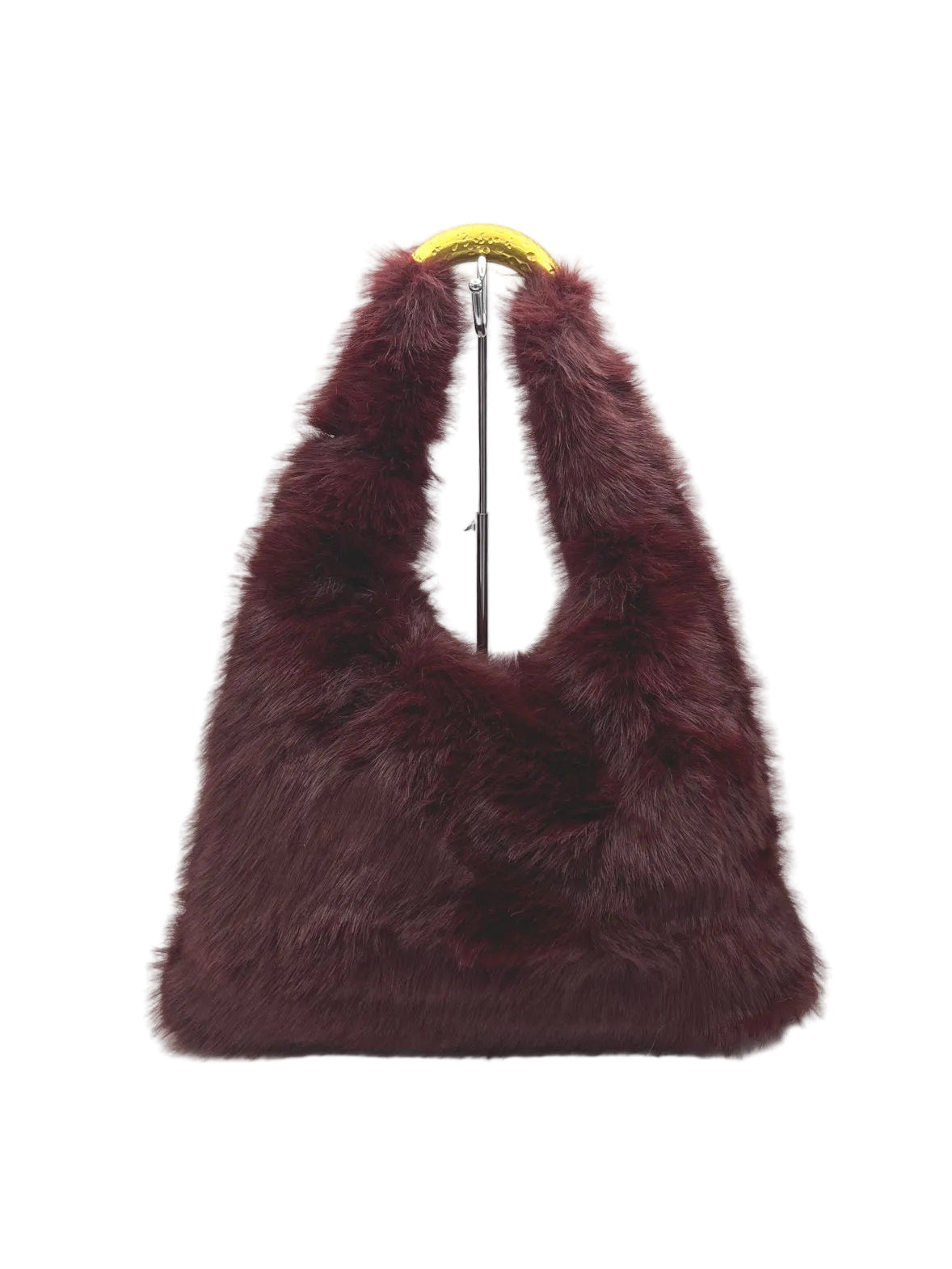 Plush Faux Fur Hobo Shoulder Bag, Fall/Winter, Art. YH-26123.532