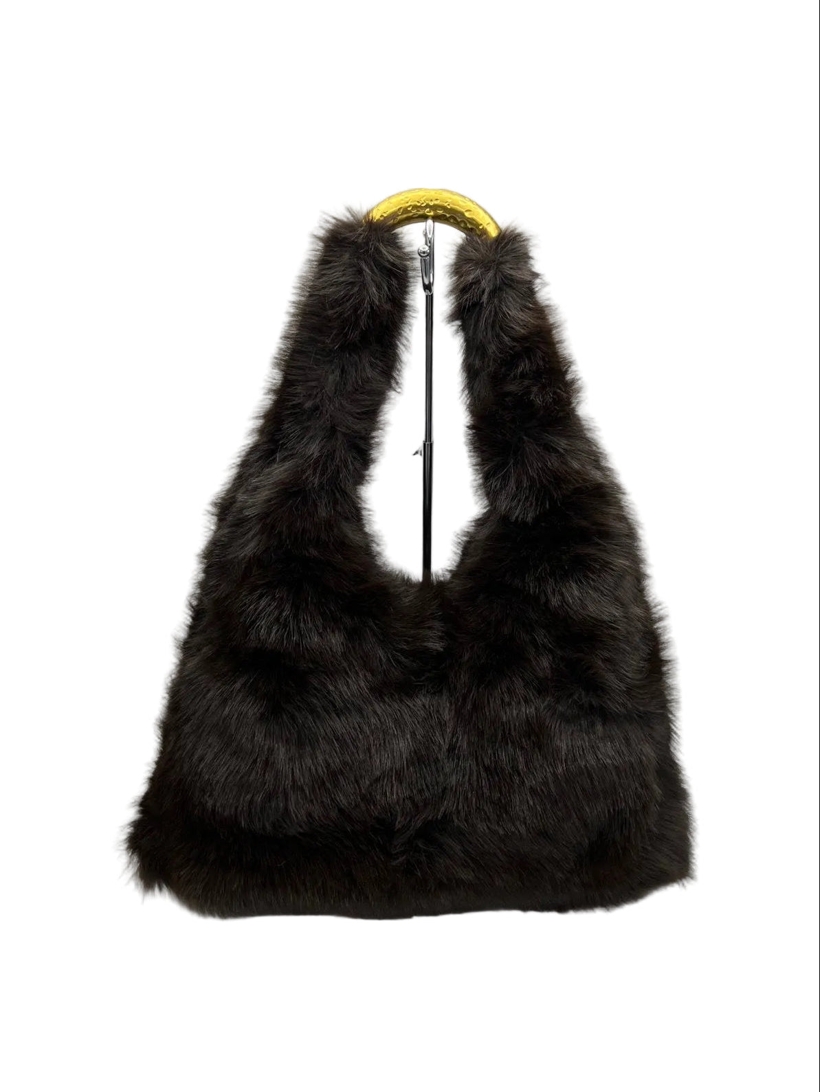 Plush Faux Fur Hobo Shoulder Bag, Fall/Winter, Art. YH-26123.532