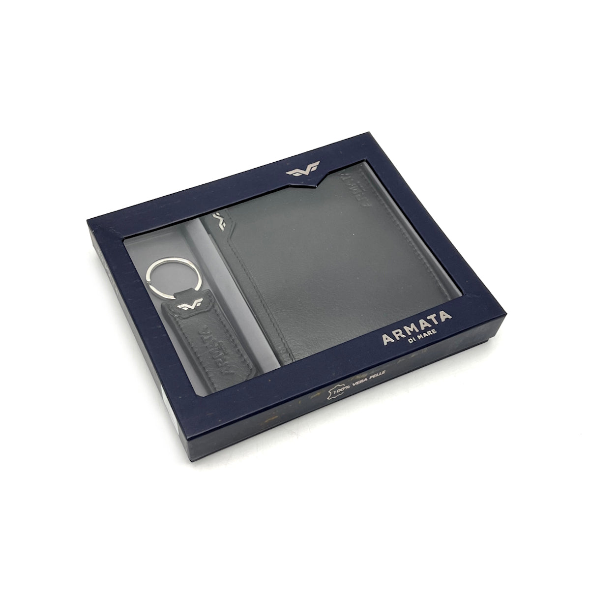Christmas gift ideas, Set of Card Holder and Keychain, Armata di mare, art. PDK523-PAR