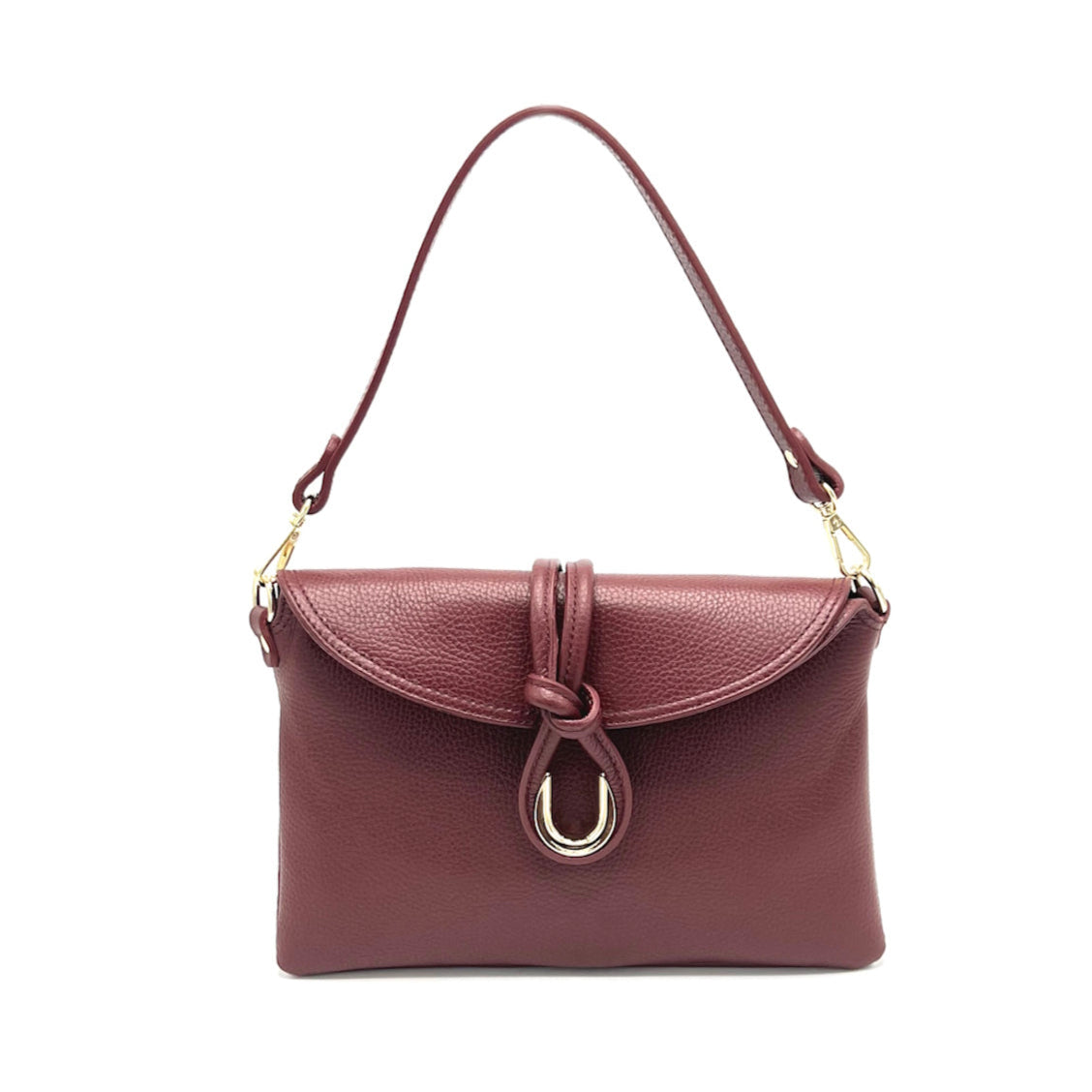 Genuine leather shoulder bag, Made in Italy, art. 112651