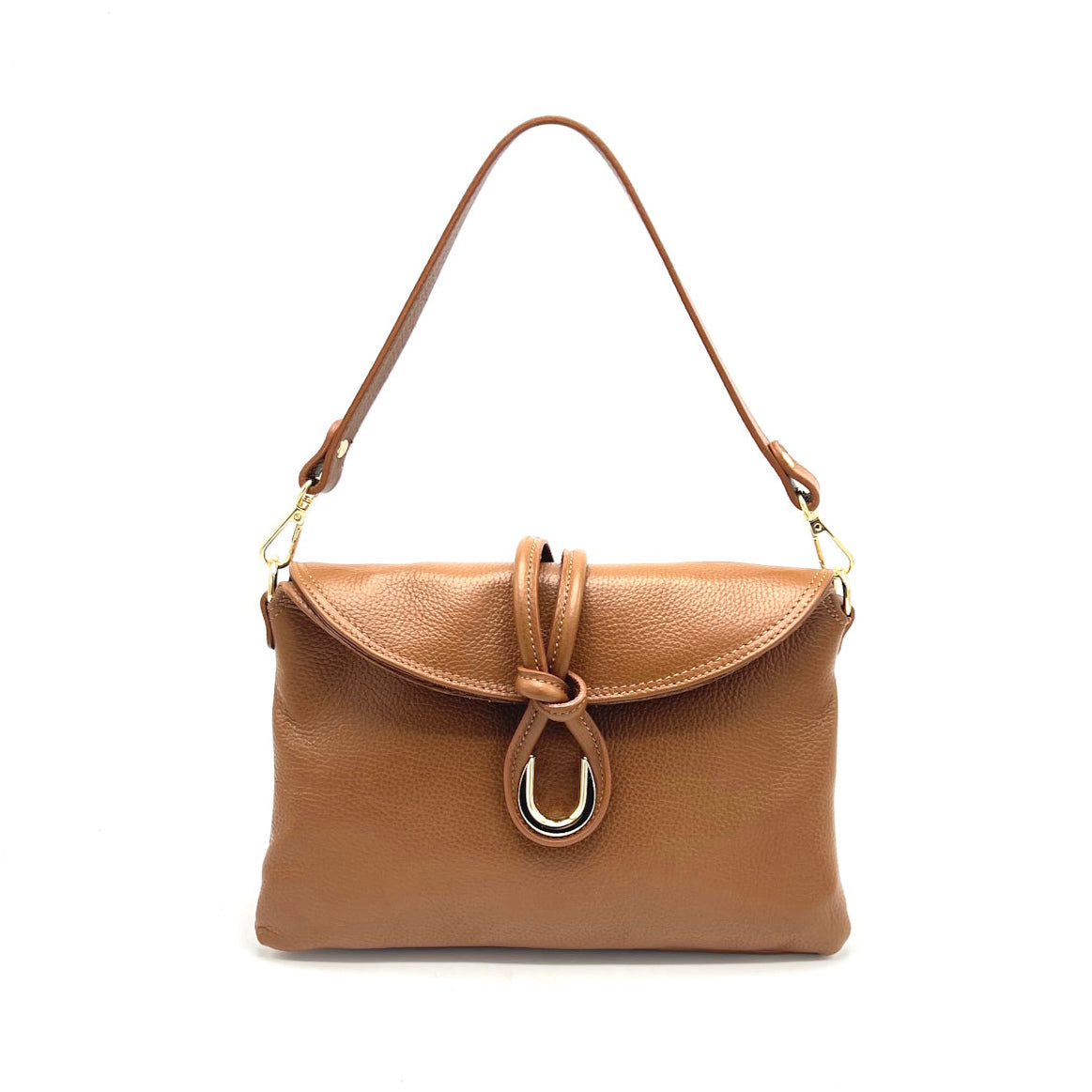 Genuine leather shoulder bag, Made in Italy, art. 112651