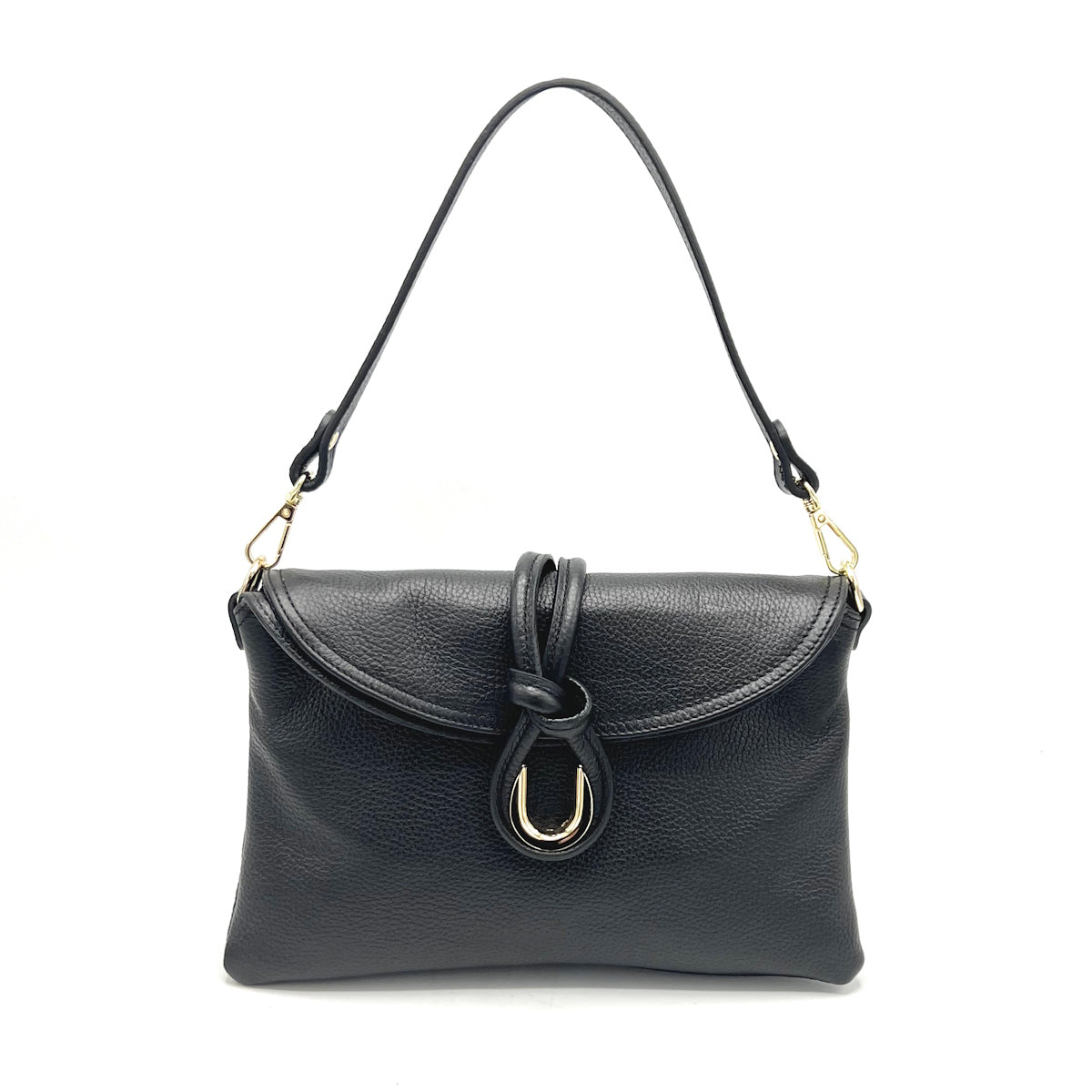 Genuine leather shoulder bag, Made in Italy, art. 112651