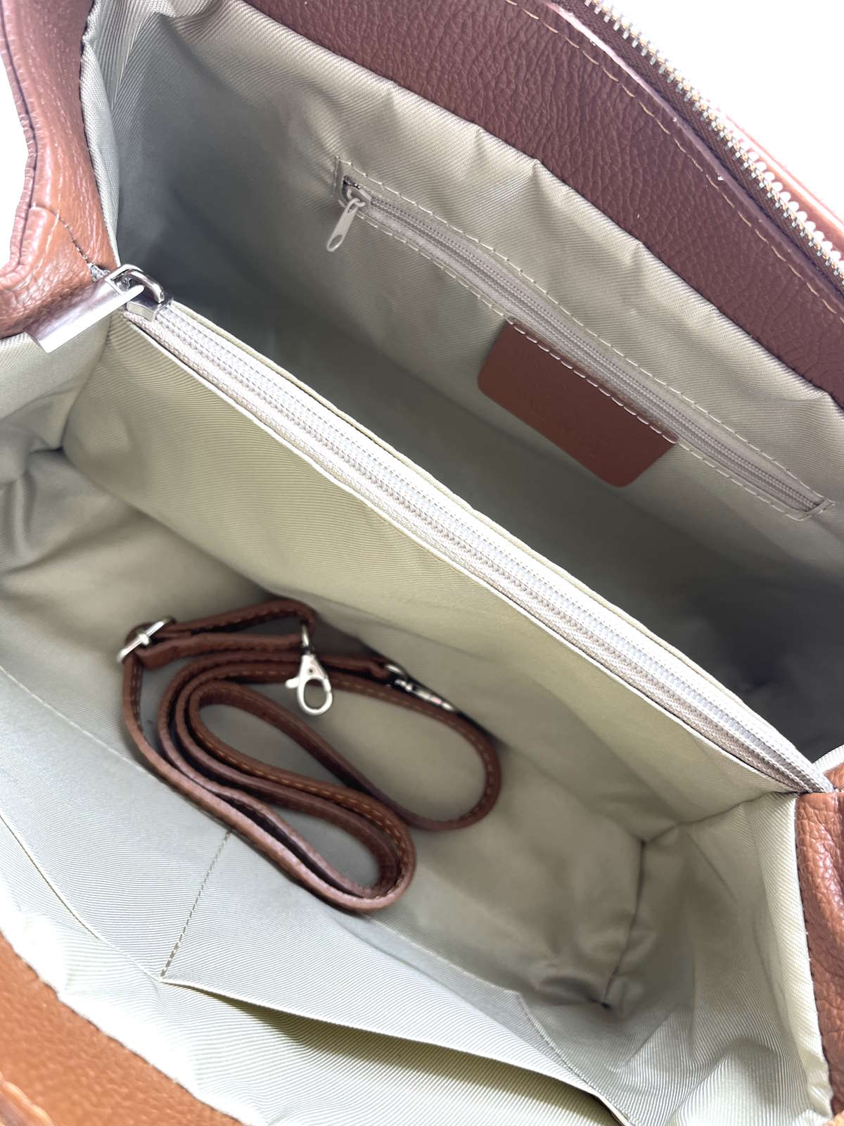 Genuine leather shoulder bag, for women, made in Italy, art. 112446