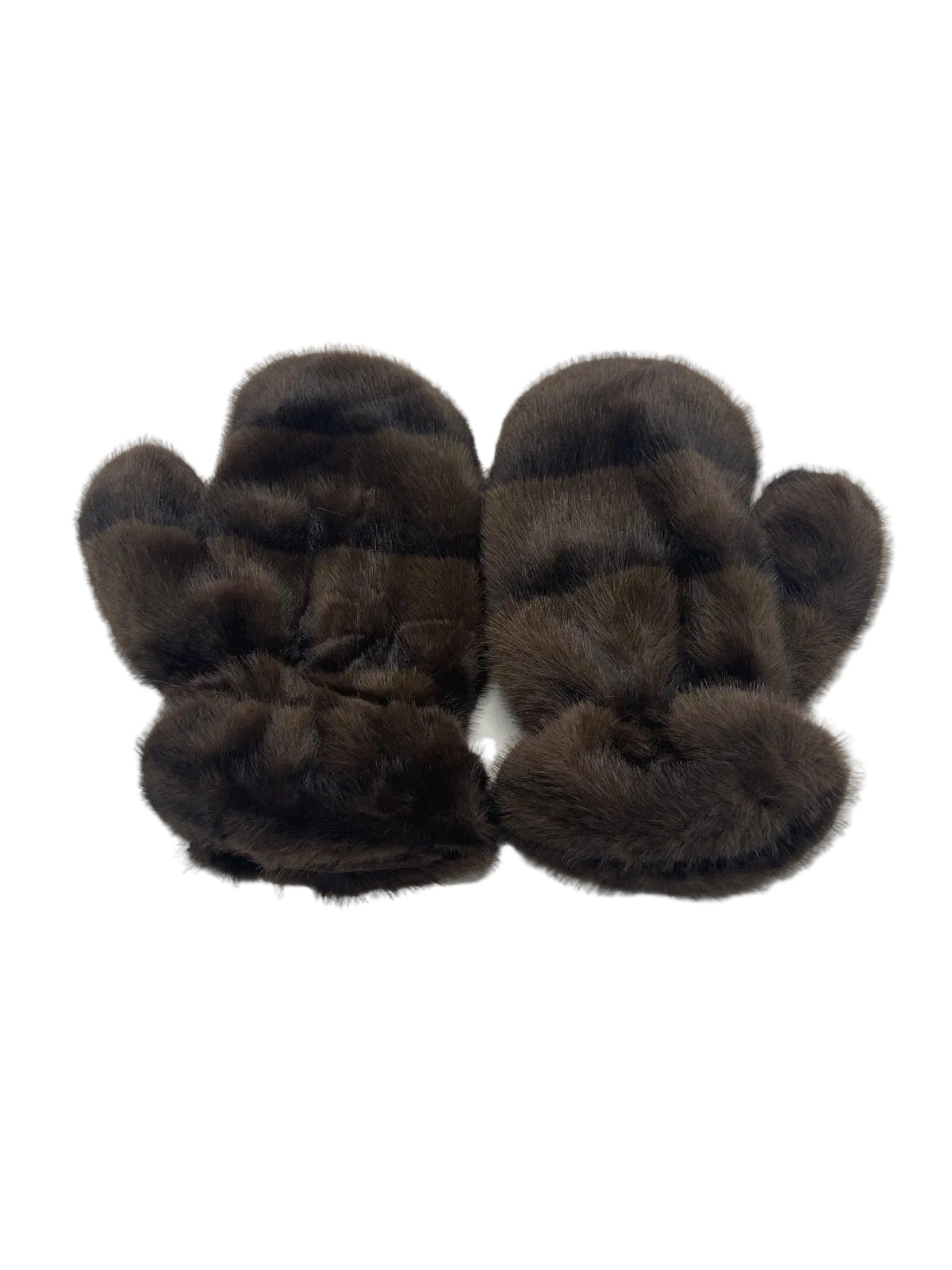 Oversized Plush Faux Fur Mittens, Fall/Winter, Art. MZ-2619.532
