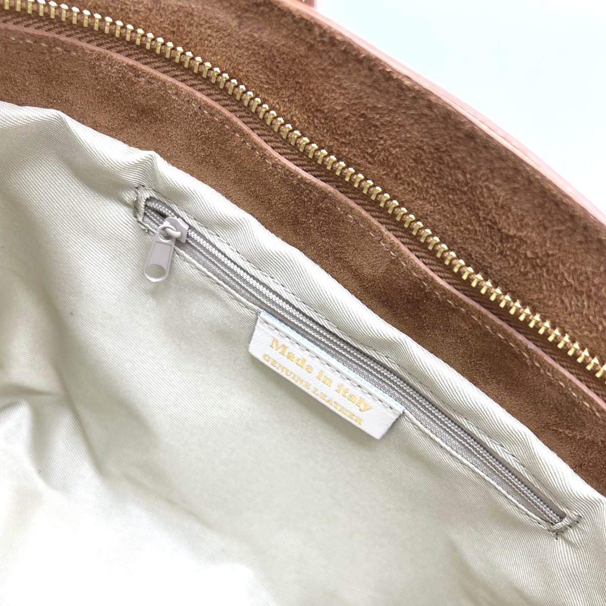 Suede leather handbag with crossbody strap, Made in Italy, art. 112653