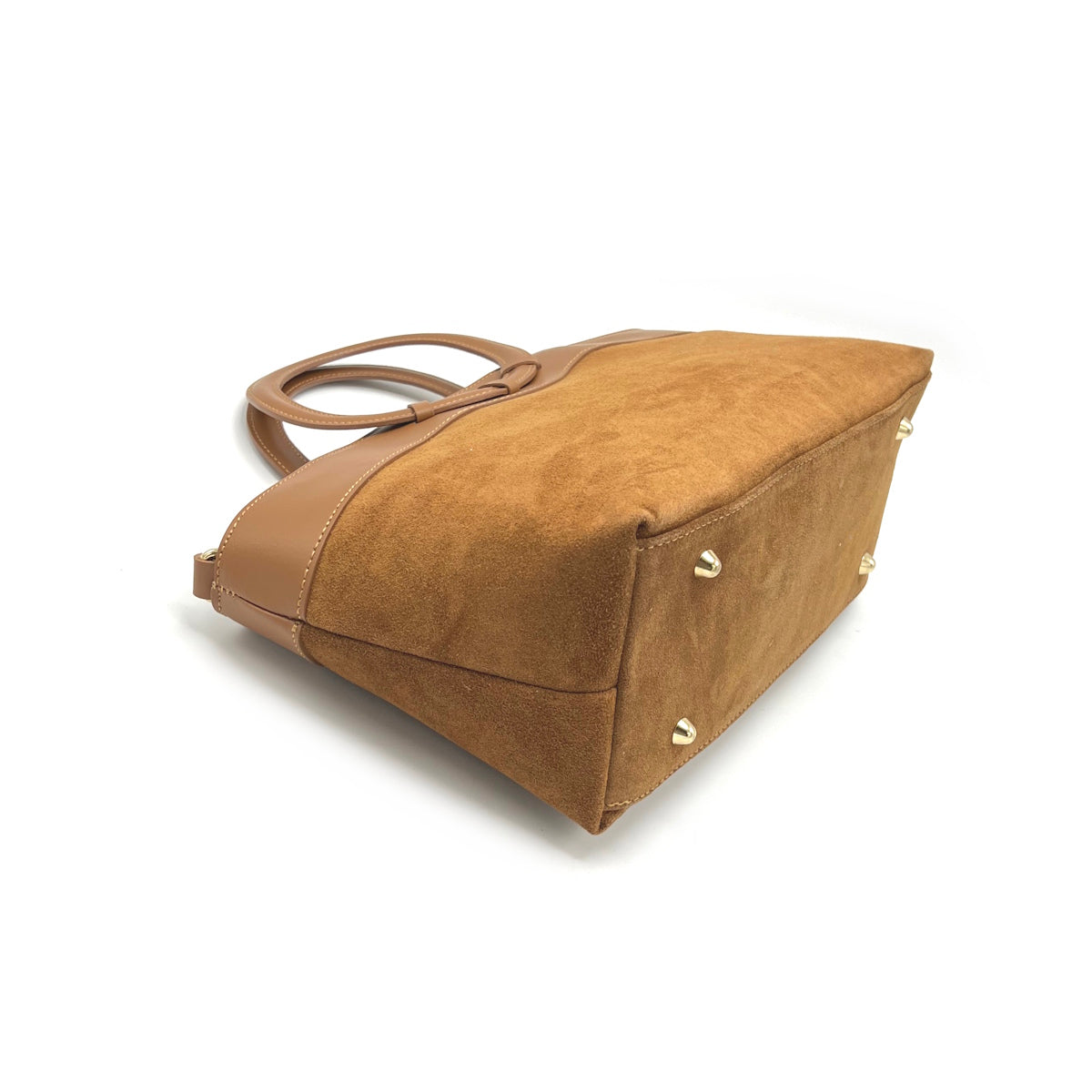 Suede leather handbag with crossbody strap, Made in Italy, art. 112653