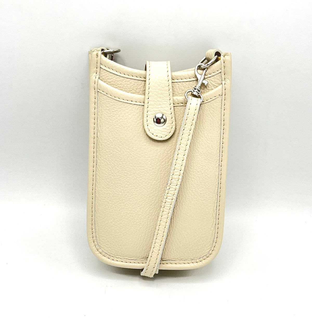 Genuine leather mini shoulder bag, Made in Italy, art. 112450