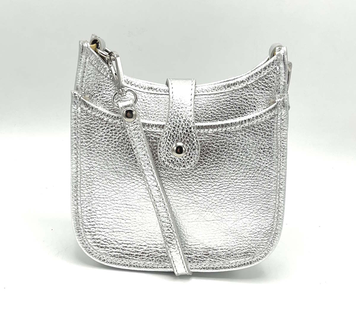 Genuine leather shoulder bag, Made in Italy, art. 112449