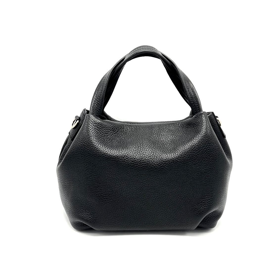 Genuine leather handbag with crossbody strap, Made in Italy, art. 112657