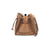 Suede leather bucket bag with crossbody strap, Made in Italy, art. 112659