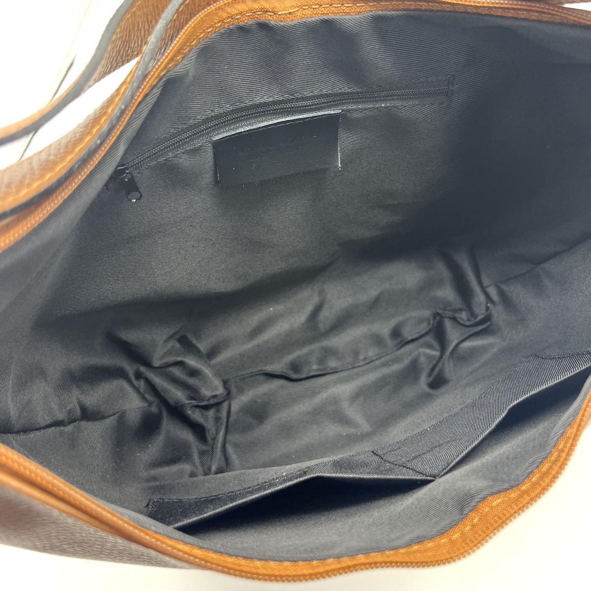 Genuine leather hobo bag, Made in Italy, art. 112658