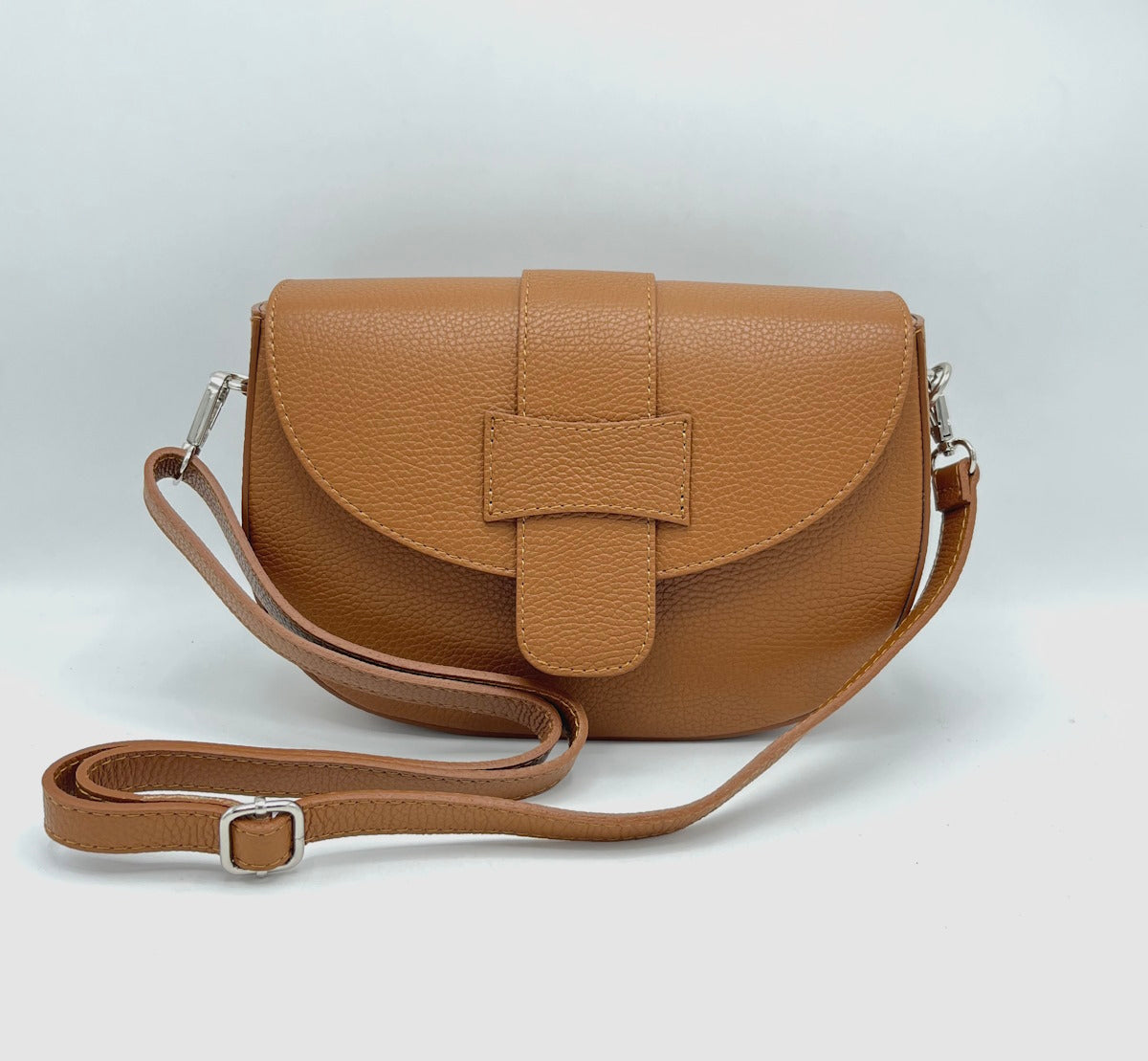 Genuine leather shoulder bag, for women, made in Italy, art. 112430