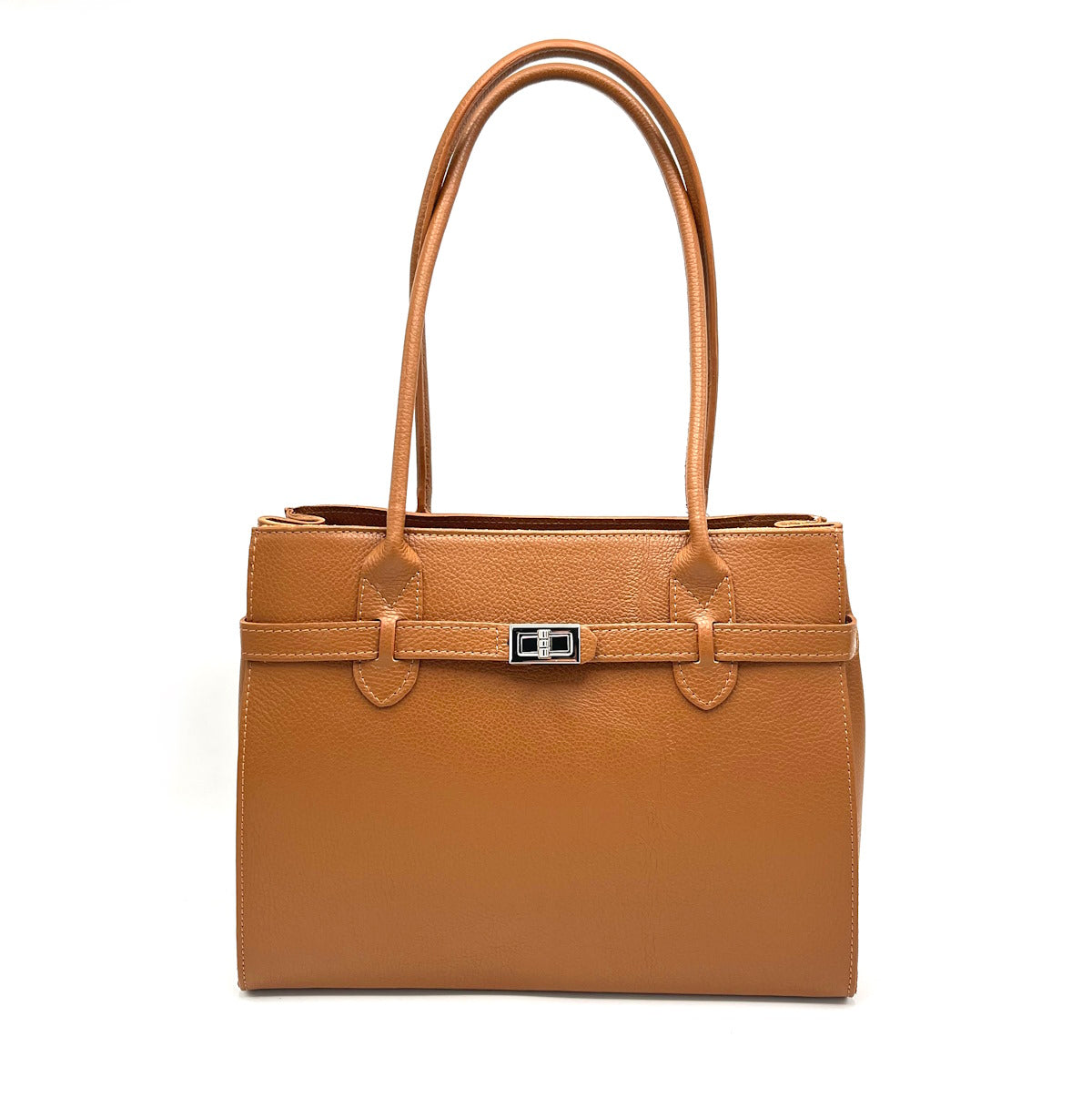 Genuine leather shoulder bag, Made in Italy, art. 112429