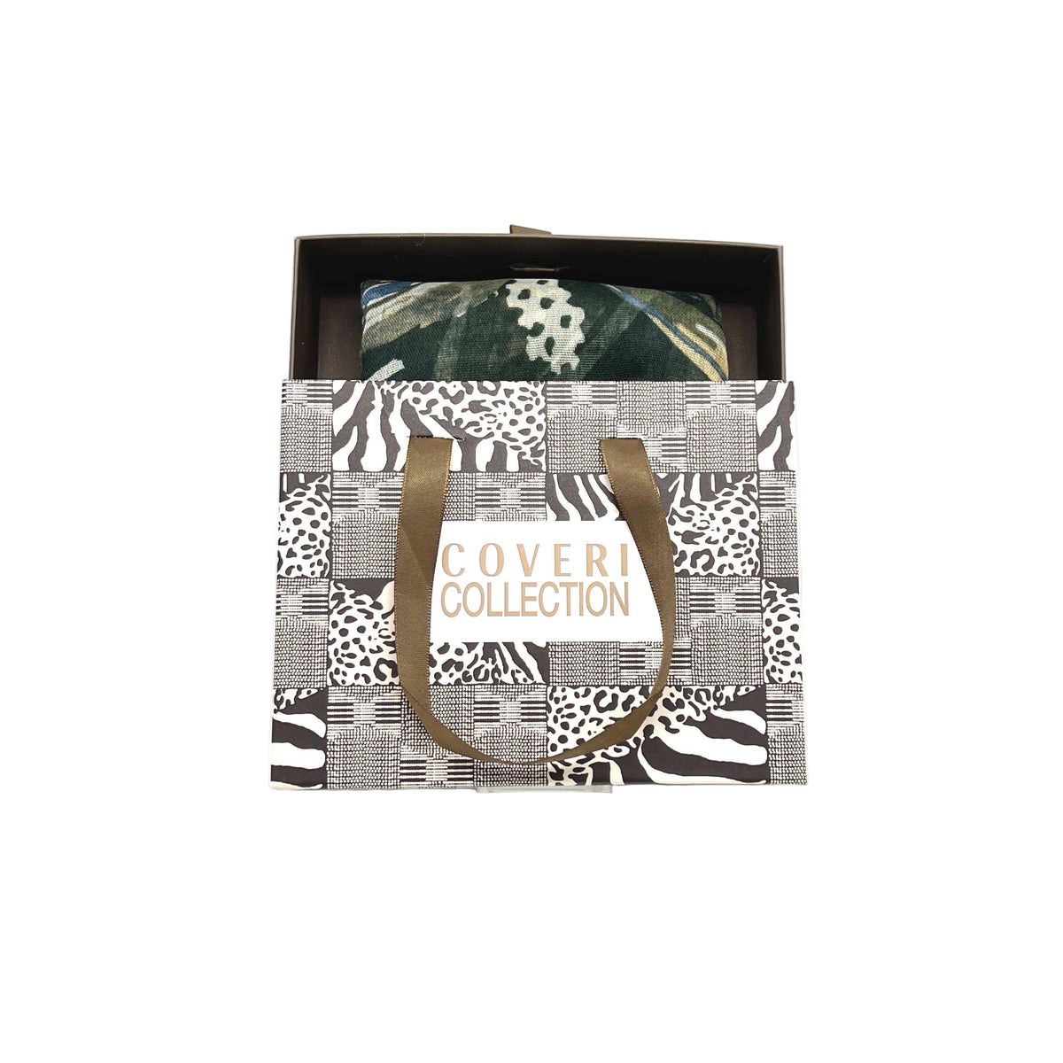 Light Scarf in Christmas Gift Box, Brand Coveri Collection,  art. 252101