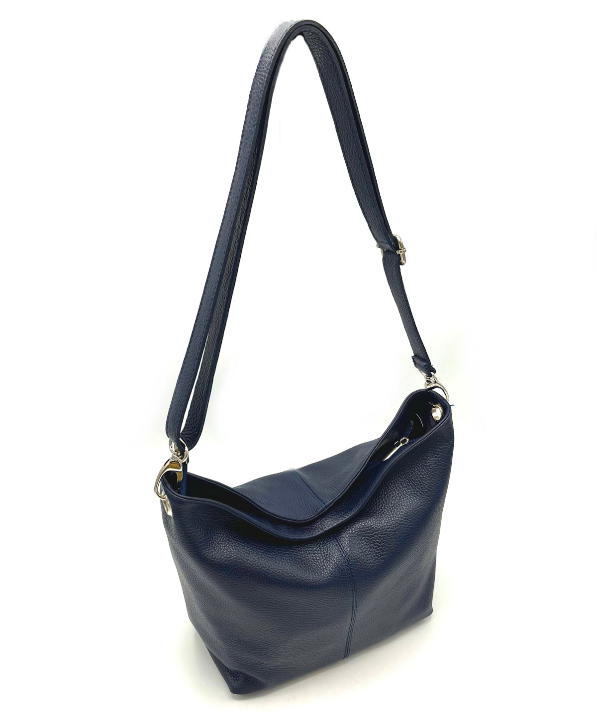 Genuine leather shoulder bag, for women, Made in Italy, art. 112453