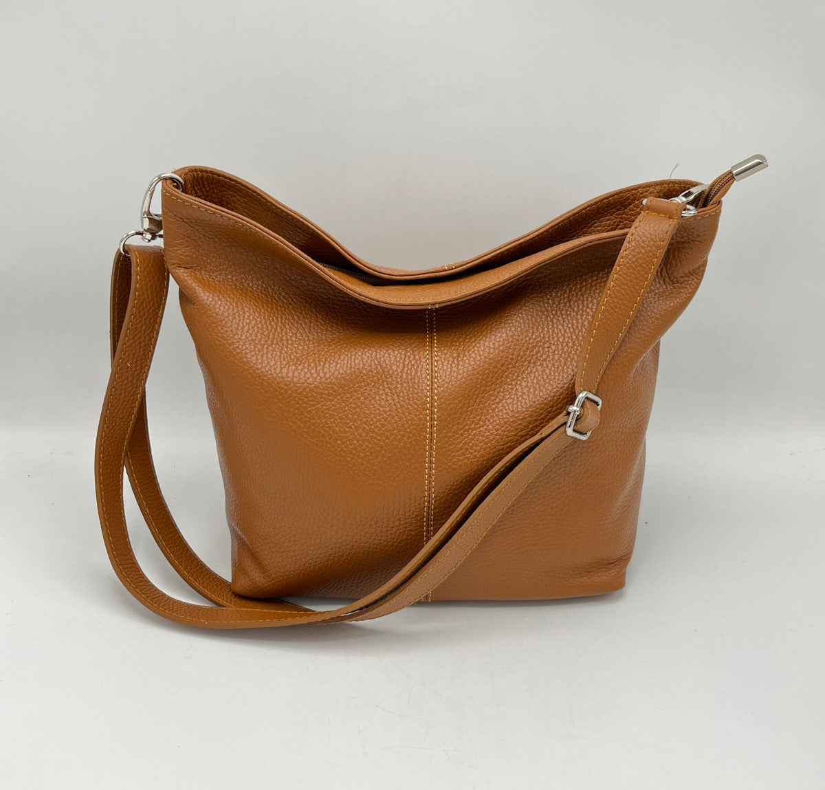 Genuine leather shoulder bag, for women, Made in Italy, art. 112453
