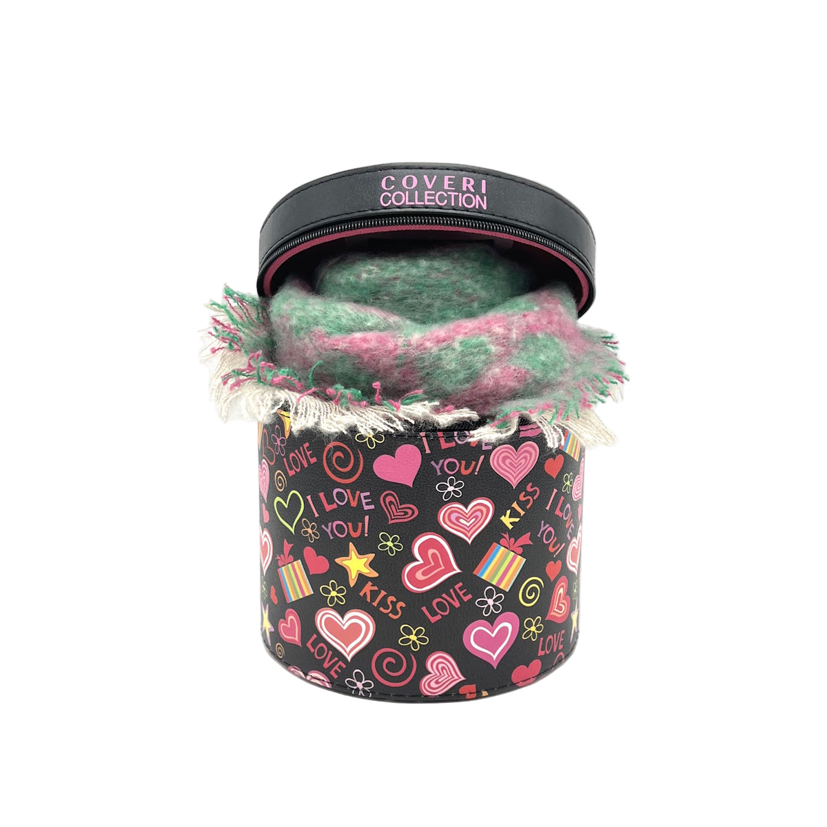 Winter Scarf Cashmere Touch in Gift Box, Brand Coveri Collection,  art. 252802