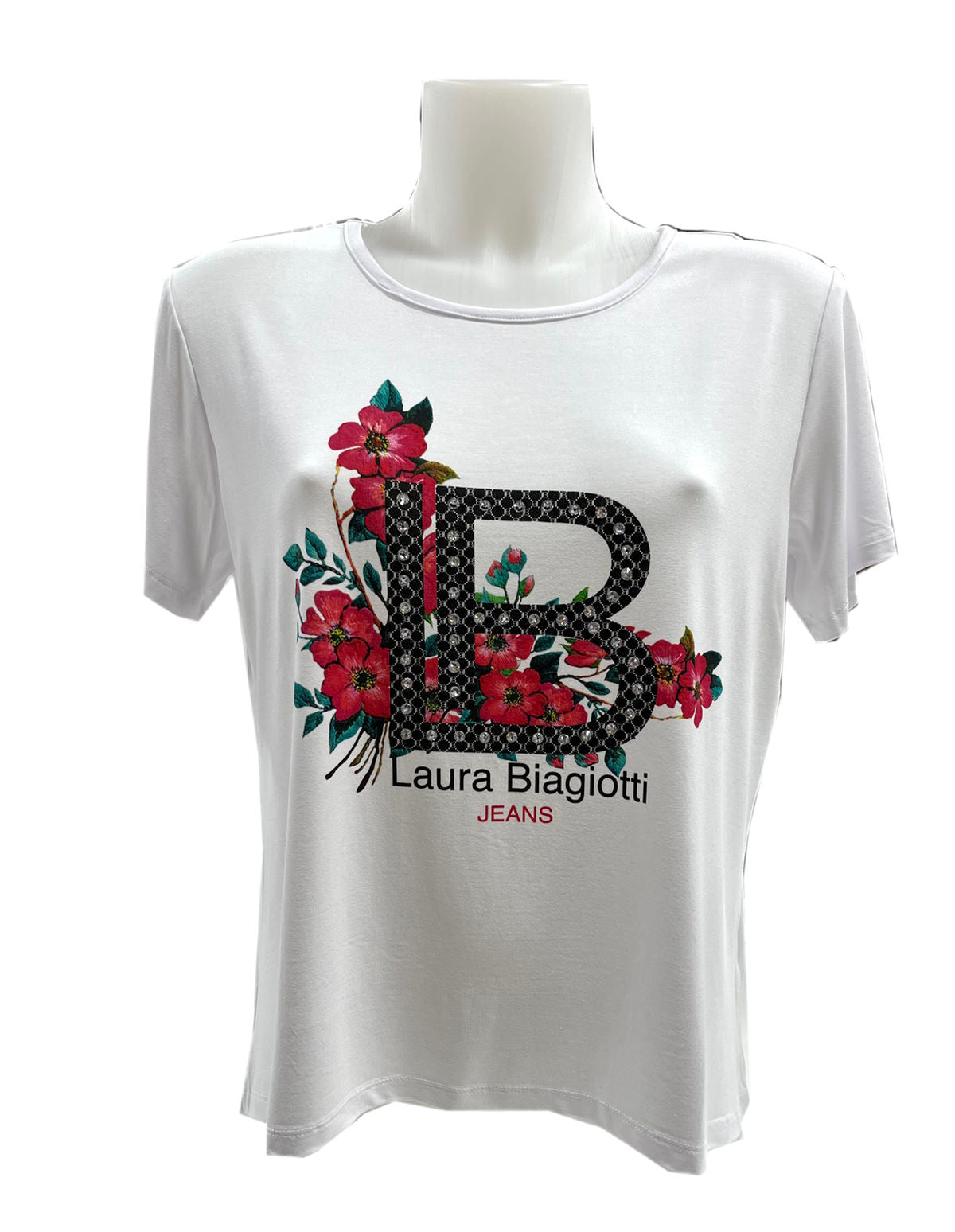 T-shirt, Brand Laura Biagiotti, Made in Italy, art. JLB02-217