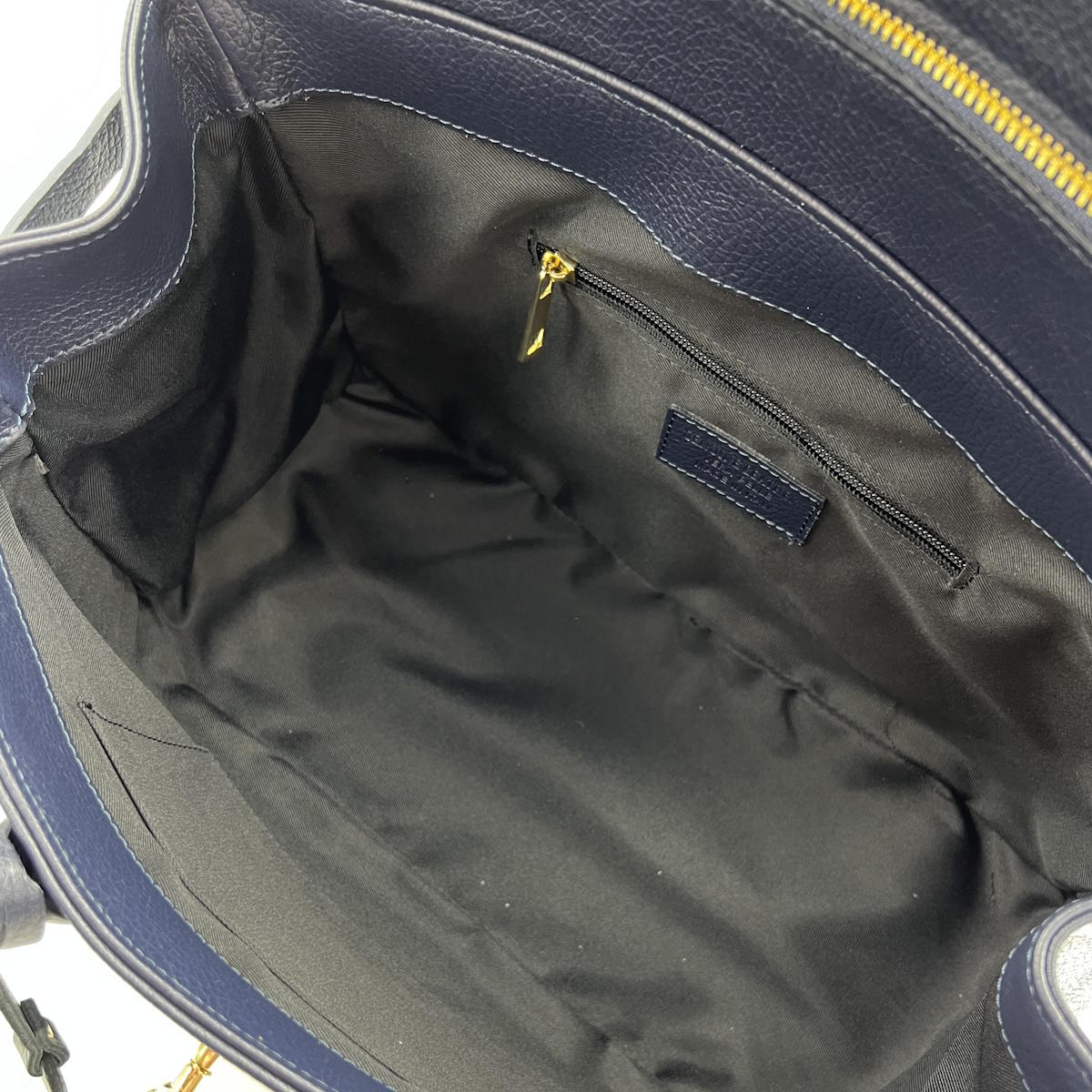 Genuine Leather Handbag, Big size, Made in Italy, art. 112665