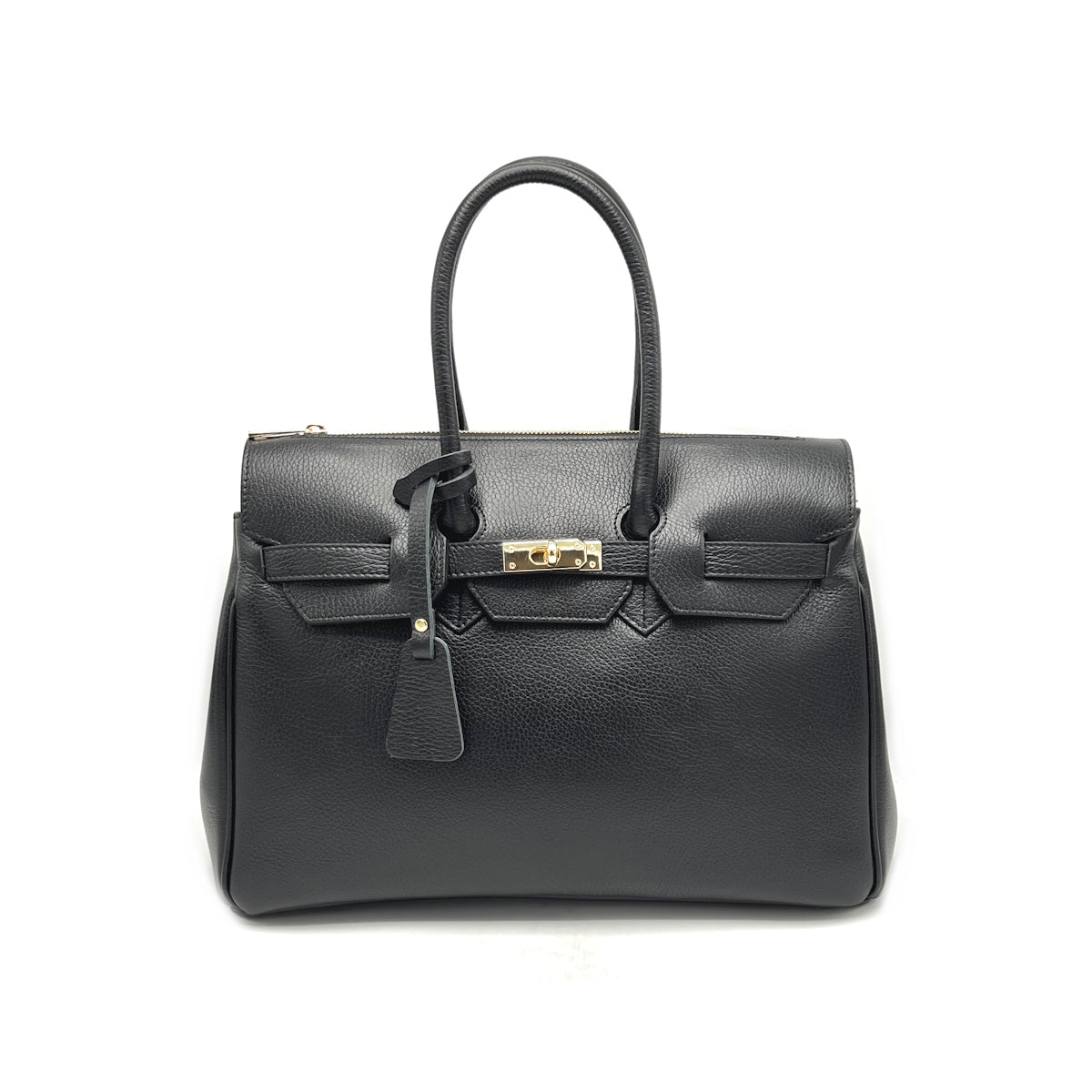 Genuine Leather Handbag, Big size, Made in Italy, art. 112665