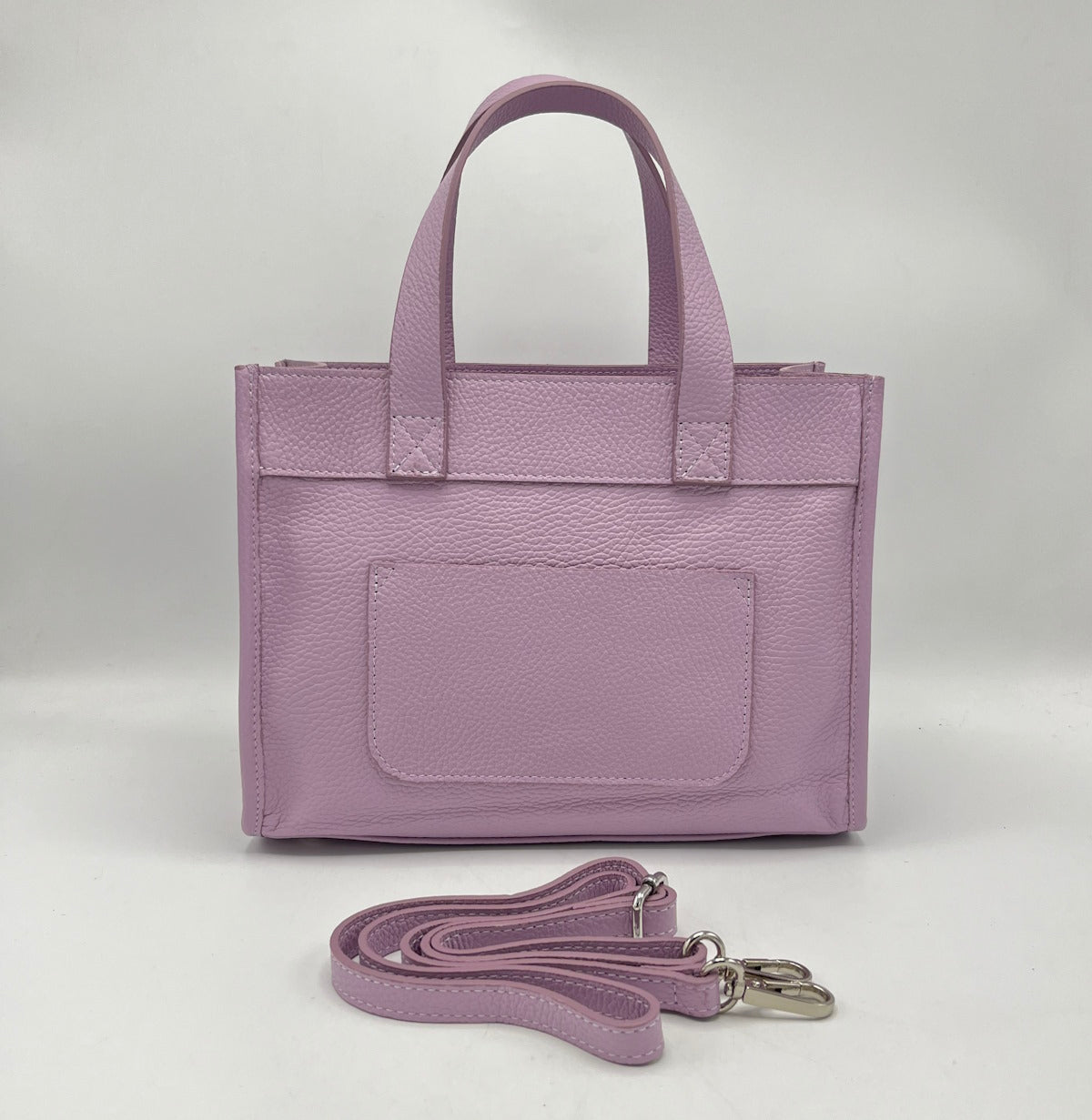 Genuine leather shoulder bag, for women, made in Italy, art. 112442