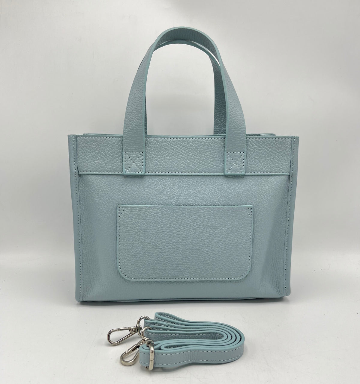 Genuine leather shoulder bag, for women, made in Italy, art. 112442