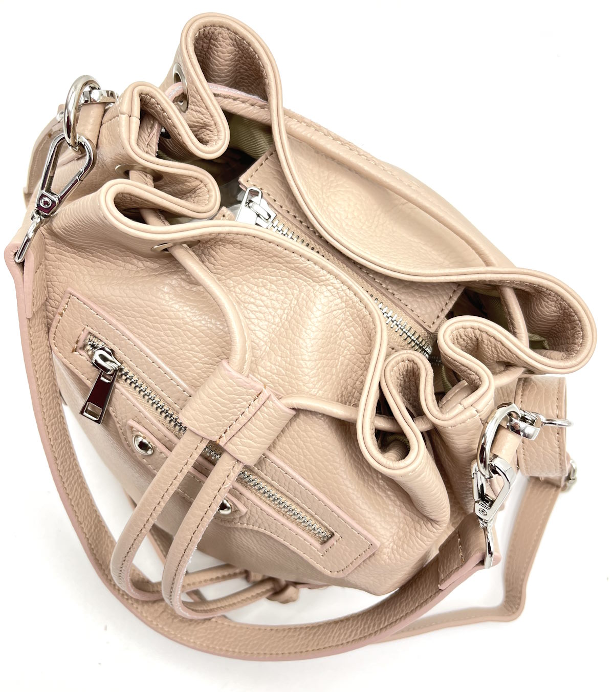 Genuine leather shoulder bag, for women, Made in Italy, art. 112457