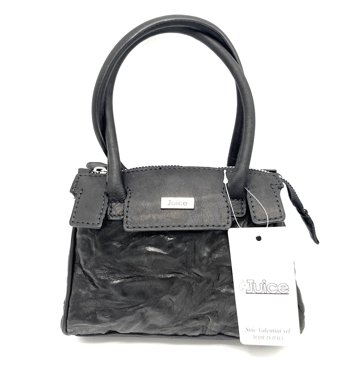 Genuine leather shoulder bag, Made in Italy, art. J804