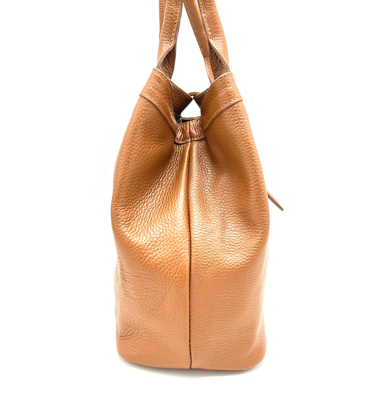 Genuine leather bag Medium, Made in Italy, art. 112461