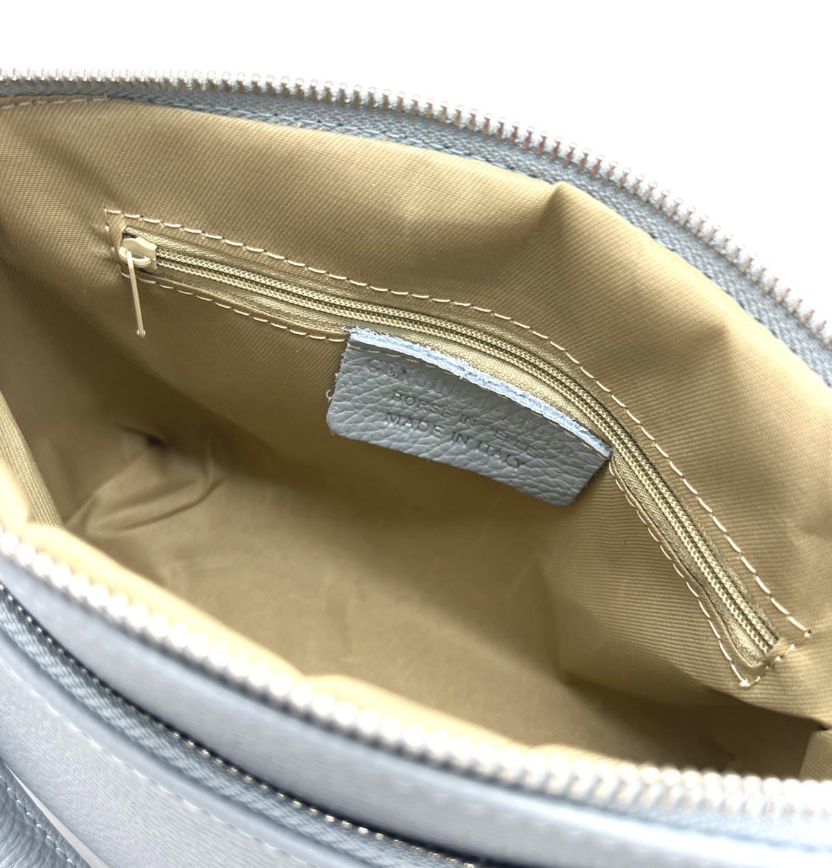 Genuine leather shoulder bag, Made in Italy, art. 112550