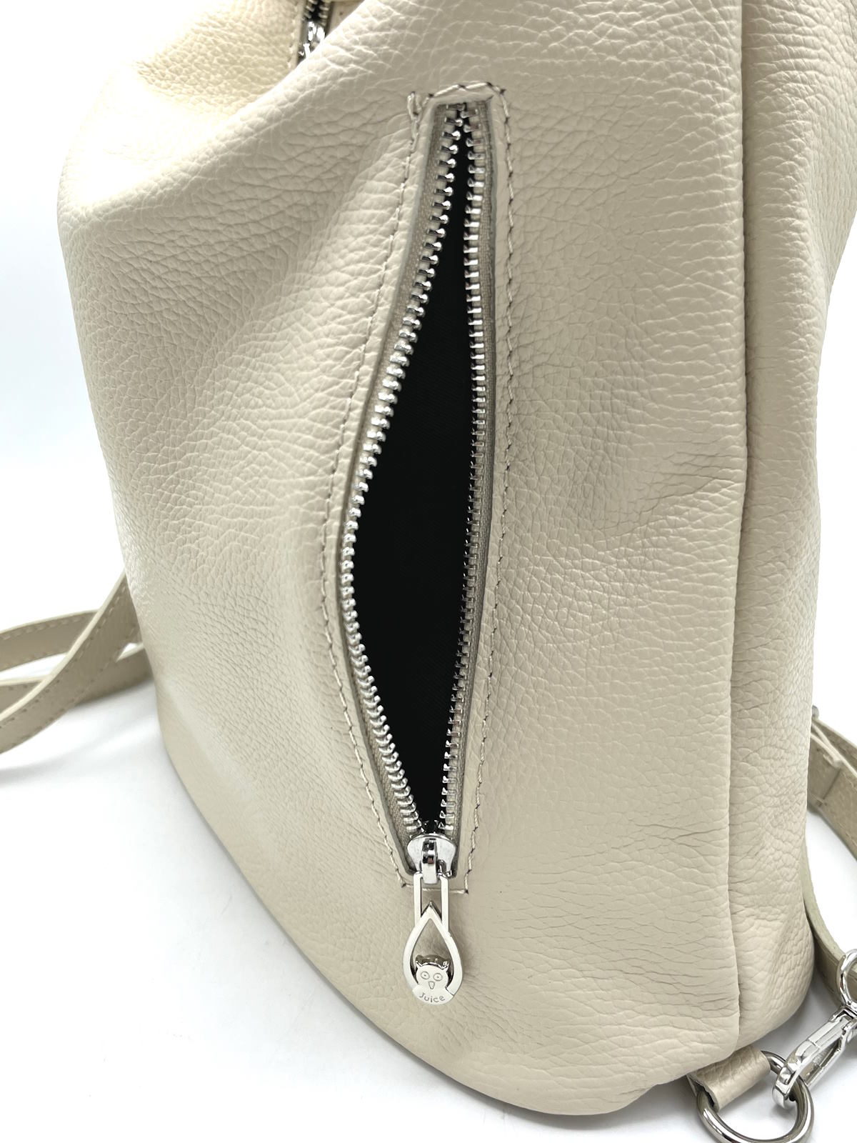 Zaino/tracolla in vera pelle, Made in Italy, art. 112460