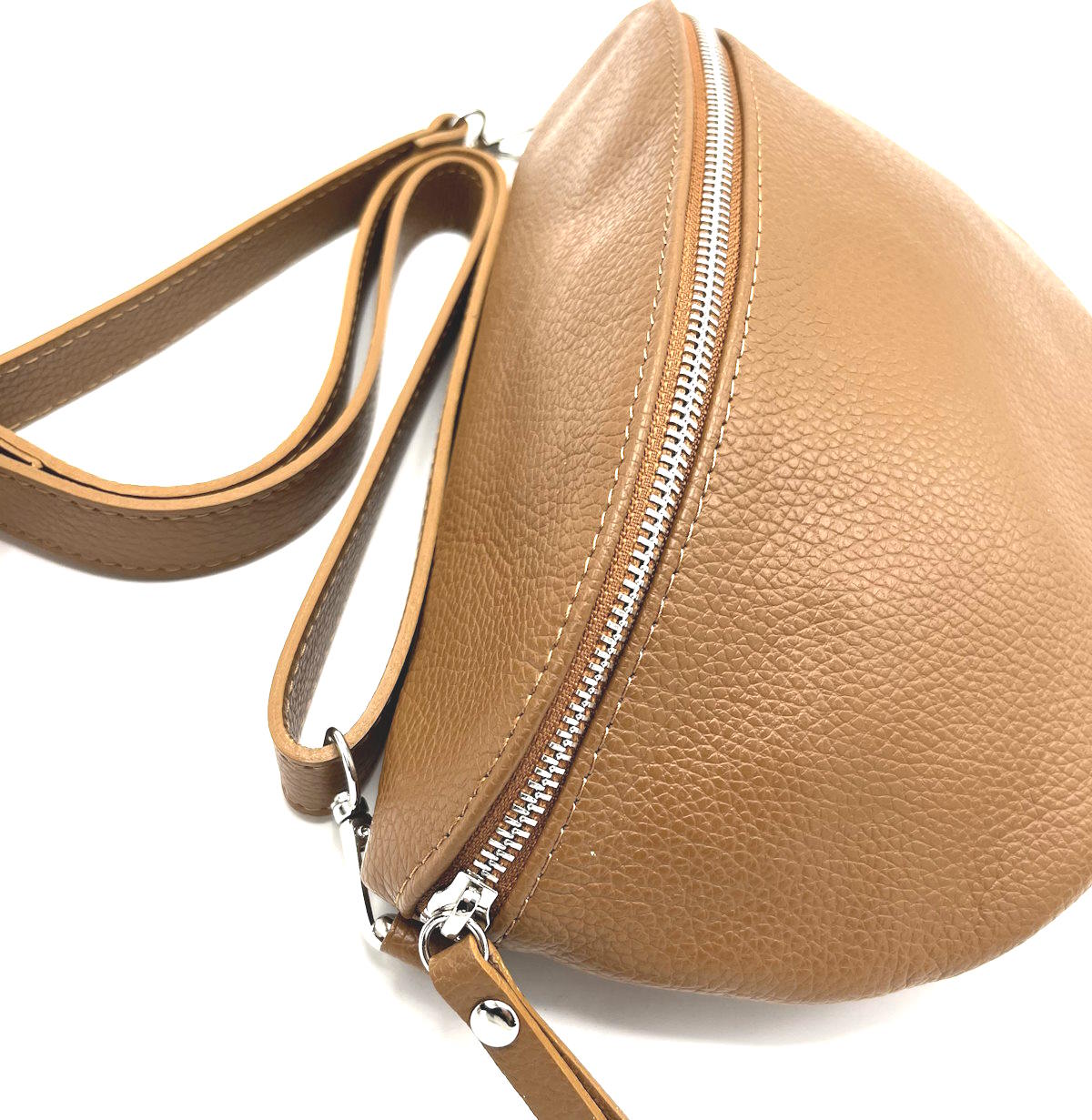 Genuine leather crossbody bag, for women, Made in Italy, art. 112452