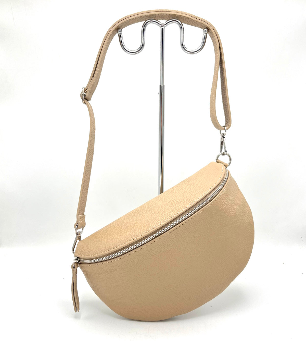 Genuine leather crossbody bag, for women, Made in Italy, art. 112452