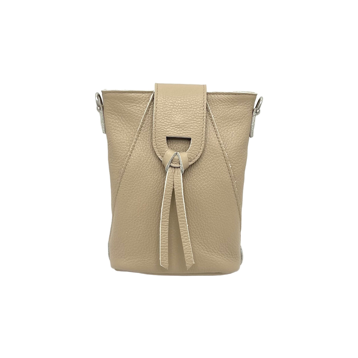 Genuine leather crossbody bag, Made in Italy, art. 112668