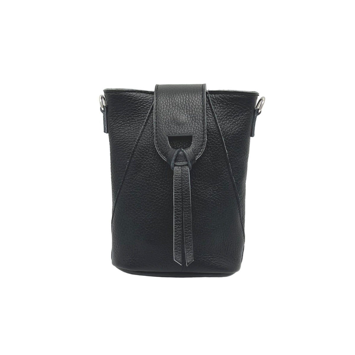 Genuine leather crossbody bag, Made in Italy, art. 112668