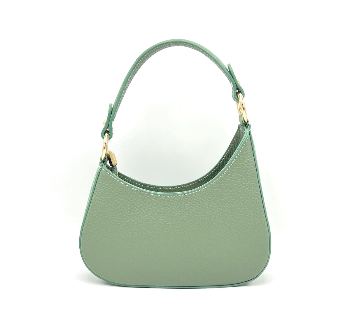 Genuine leather mini shoulder  bag, for women, made in Italy, art. 112423