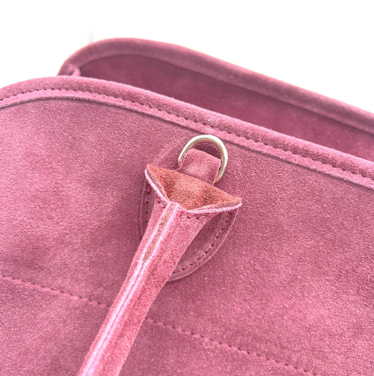 Suede leather travel bag, Big size,Suie Valentini, Made in Italy, art. 112535.412