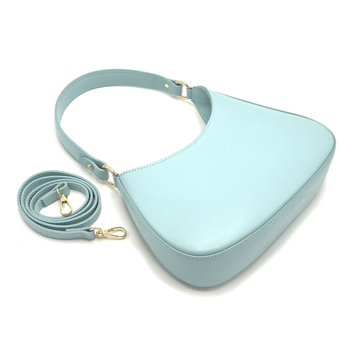 Genuine leather shoulder bag, for women, made in Italy, art. 112412