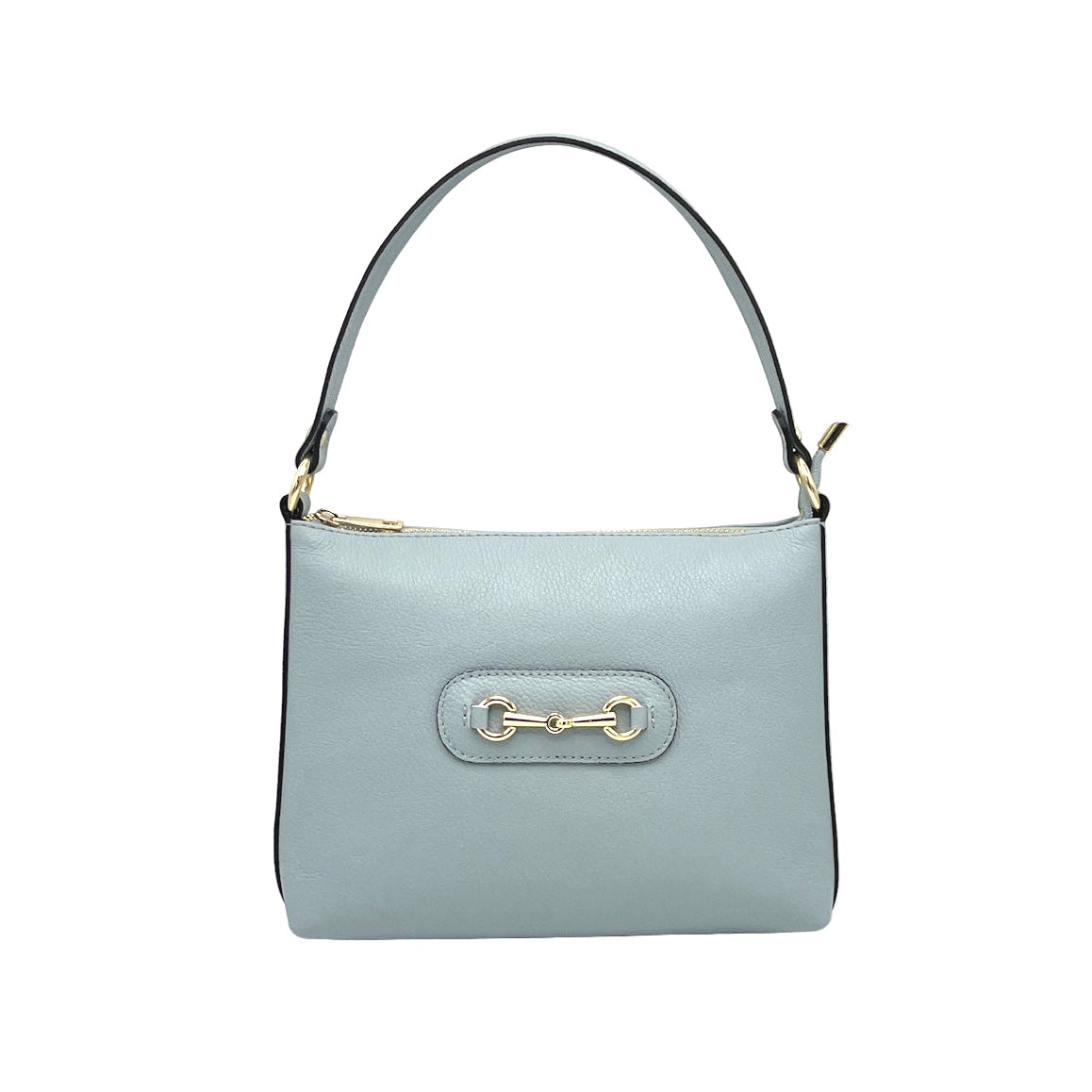 Genuine leather shoulder bag with crossbody strap, Made in Italy, art. 112660