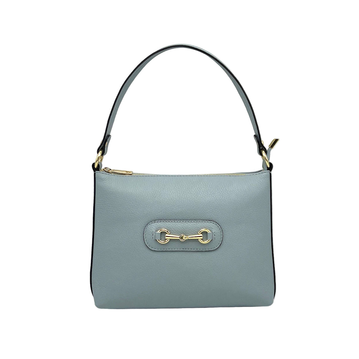 Genuine leather shoulder bag with crossbody strap, Made in Italy, art. 112660