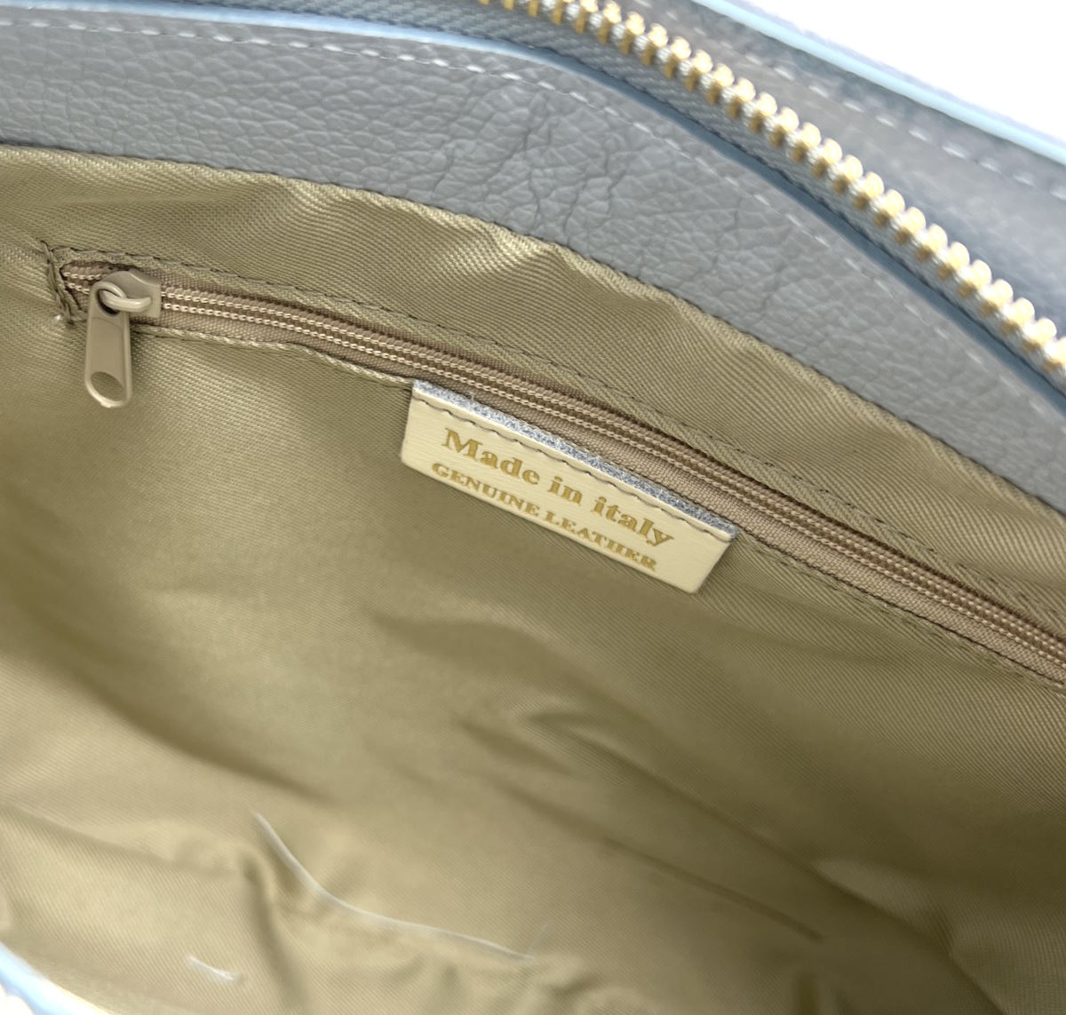 Genuine leather shoulder bag, Made in Italy, art. 112555