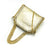 Mini borsa con catena in vera pelle, Made in Italy, art. 112465
