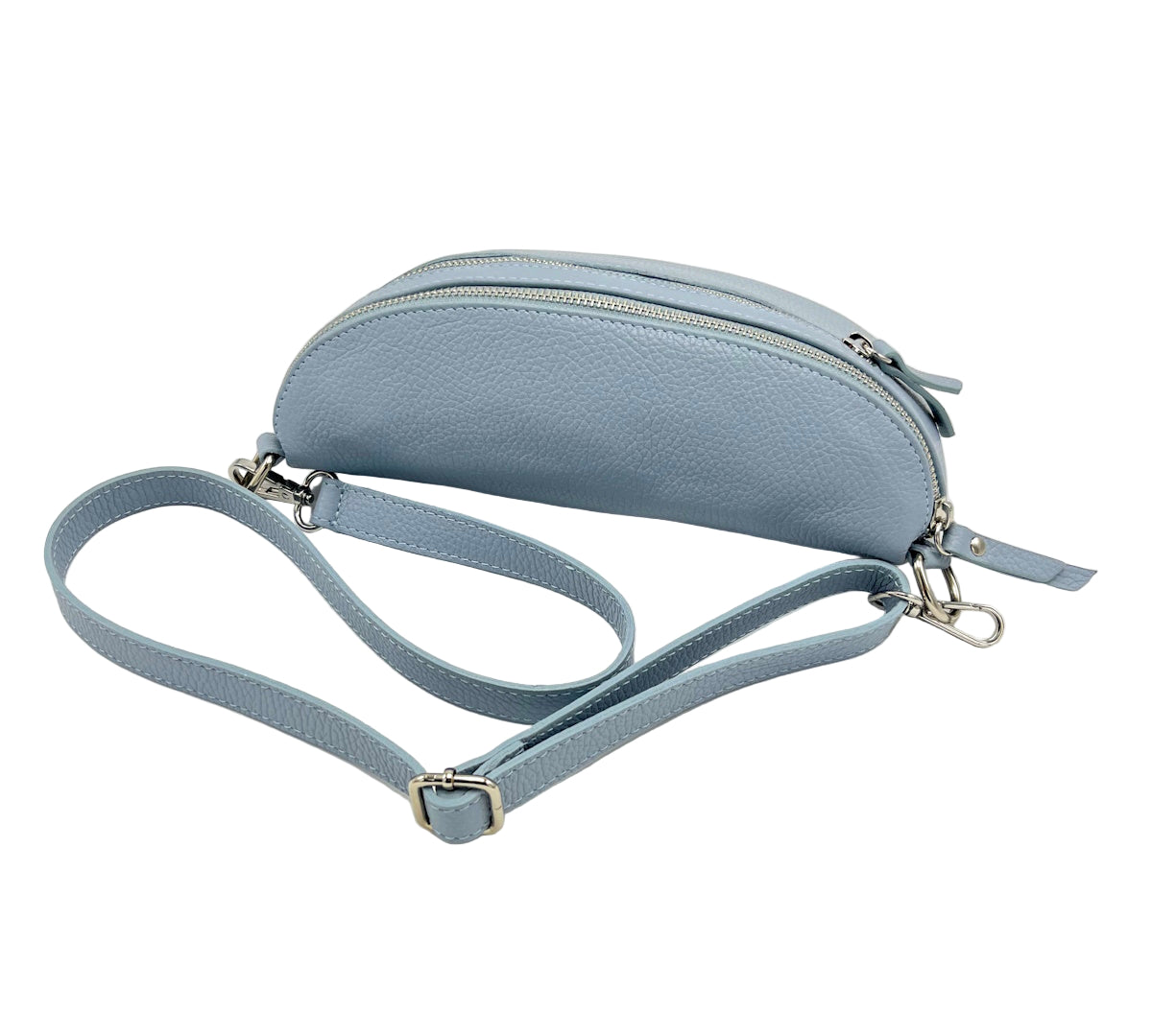 Genuine leather crossbody bag, Made in Italy, art. 112467